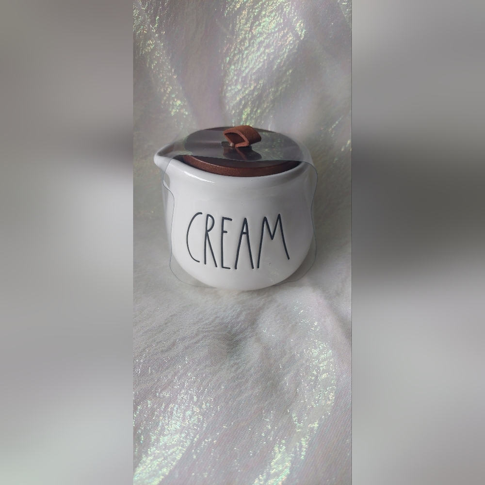 NEW! Rae Dunn cream jar